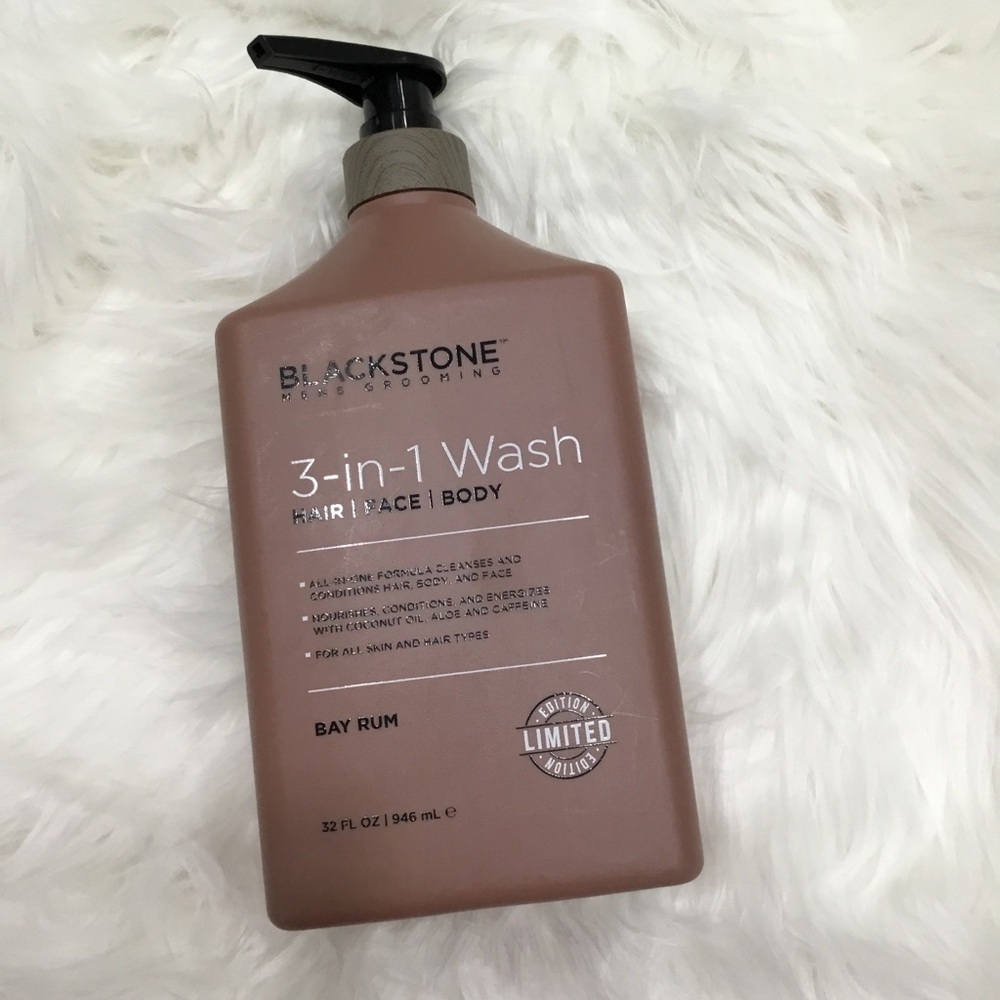 Blackstone Men's Grooming Bay Rum 3-in-1 Body Wash - 32 fl oz